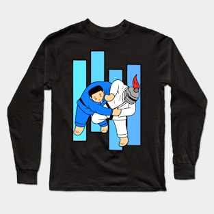 Cute knight jiu jitsu Long Sleeve T-Shirt